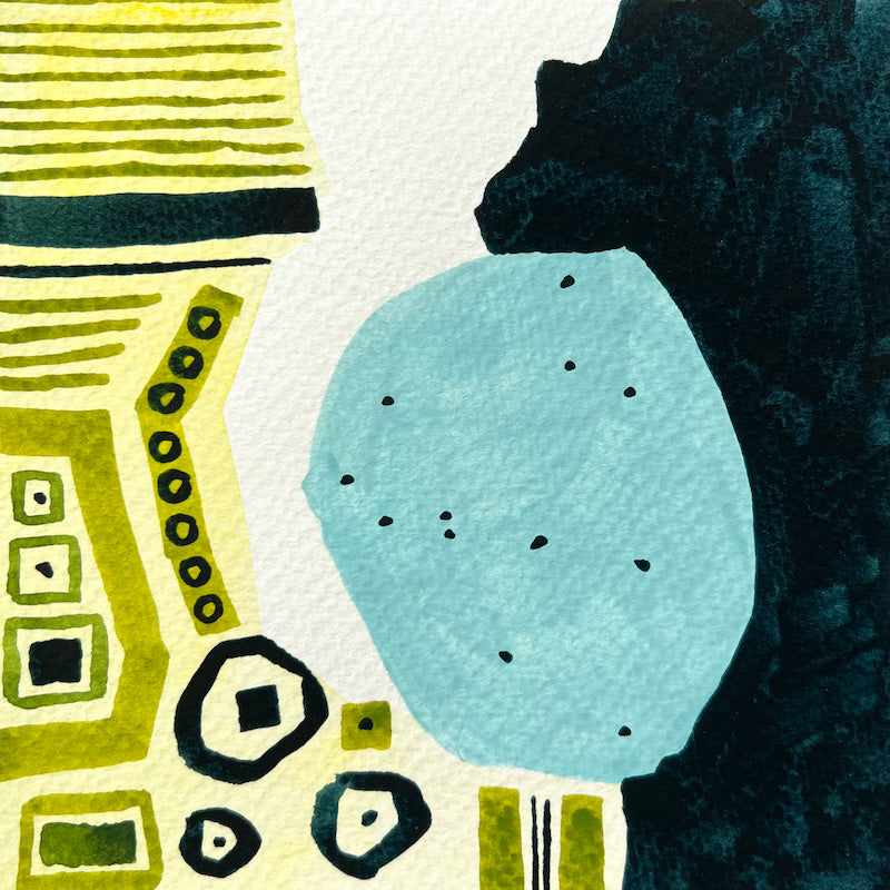 Abstract art by local Madison WI artist Sneha Mahajan