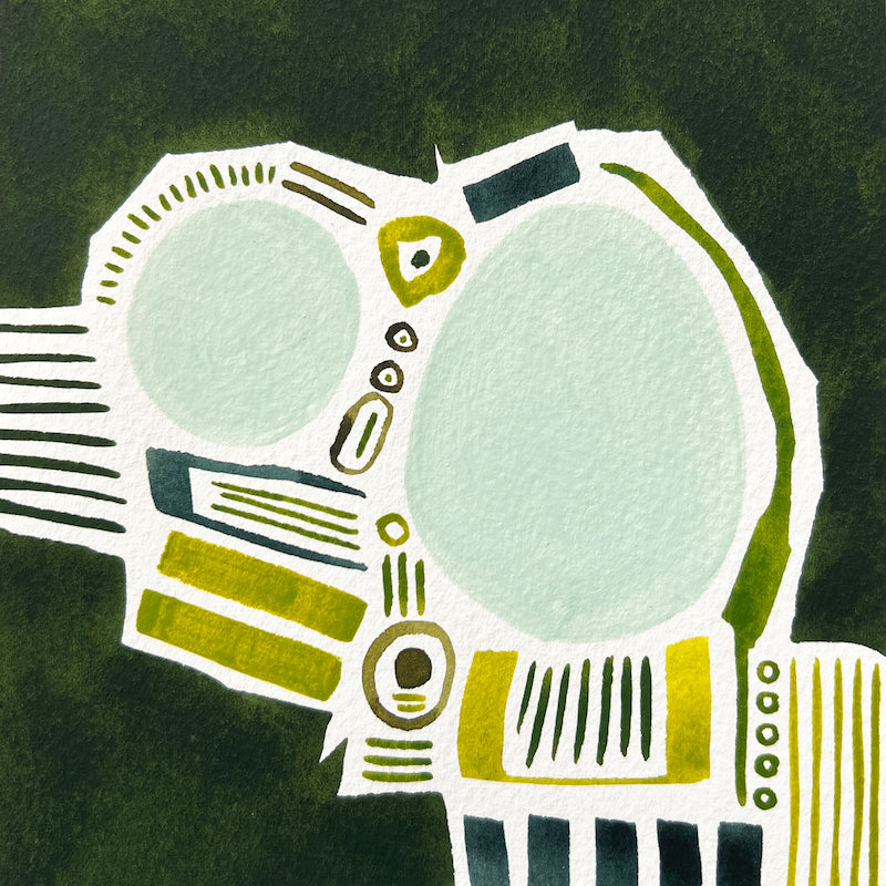 Abstract art by local Madison WI artist Sneha Mahajan