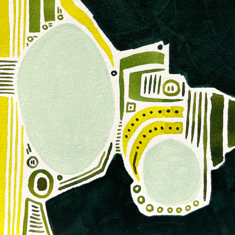 Abstract art by local Madison WI artist Sneha Mahajan