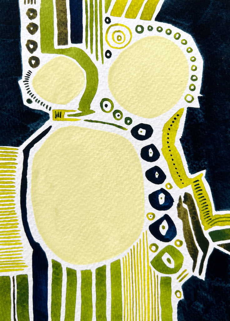 Abstract art by local Madison WI artist Sneha Mahajan