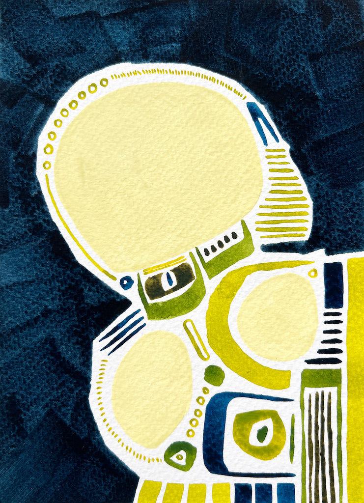 Abstract art by local Madison WI artist Sneha Mahajan