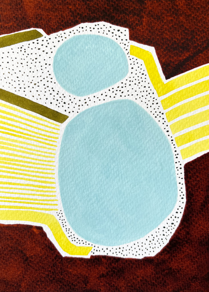 Abstract art by local Madison WI artist Sneha Mahajan