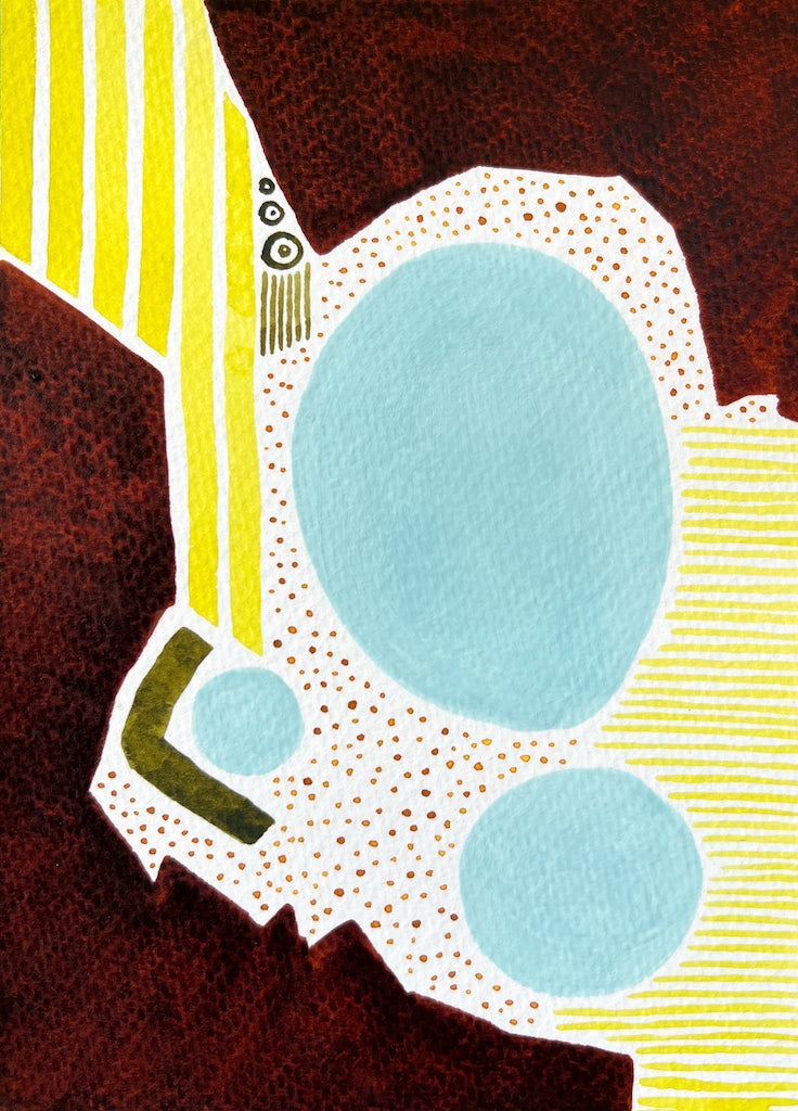 Abstract art by local Madison WI artist Sneha Mahajan