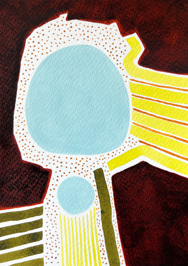 Abstract art by local Madison WI artist Sneha Mahajan