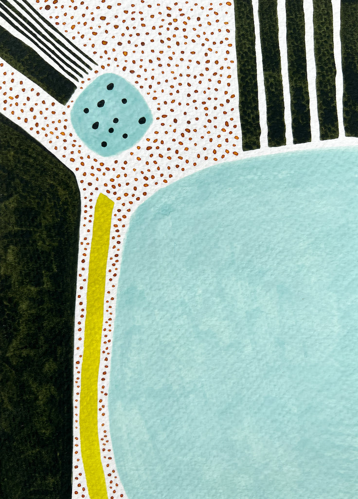 Abstract art by local Madison WI artist Sneha Mahajan