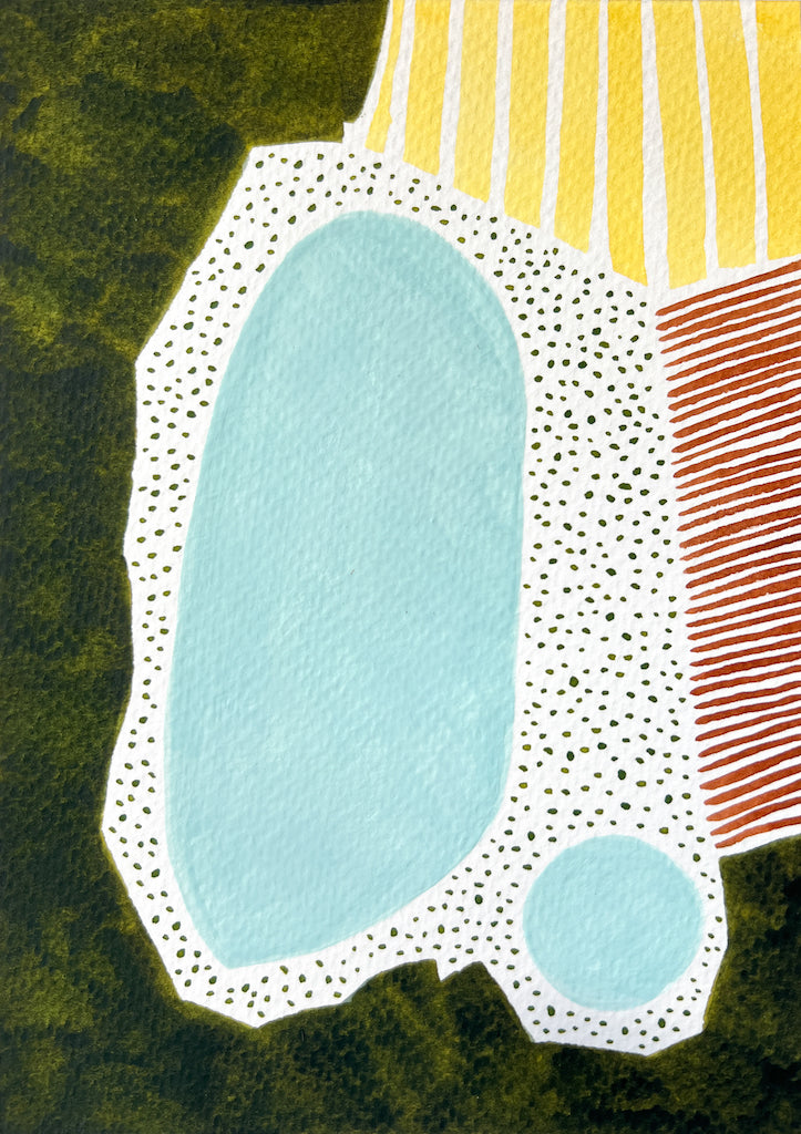 Abstract art by local Madison WI artist Sneha Mahajan