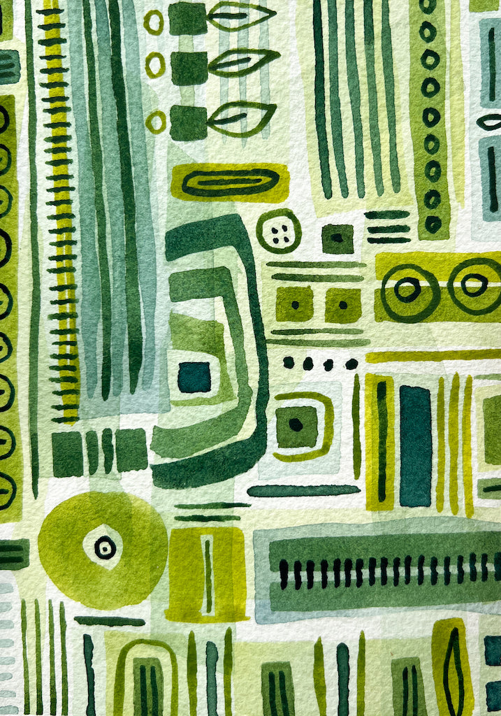 Abstract art by local Madison WI artist Sneha Mahajan