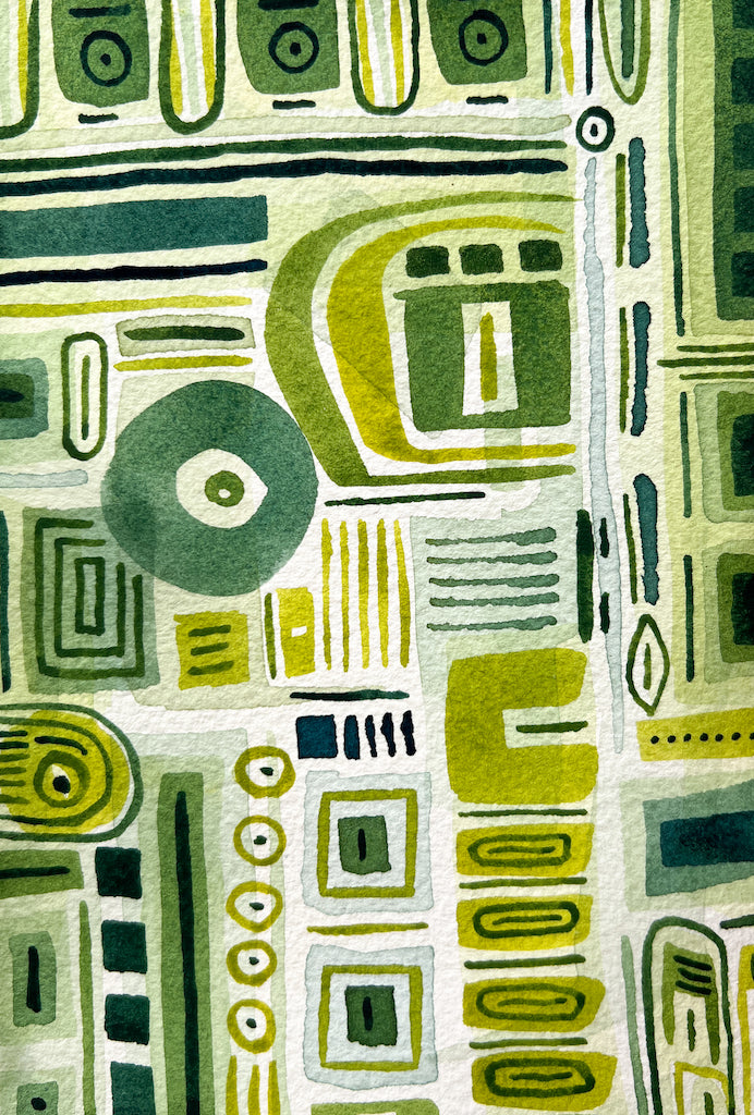 Abstract art by local Madison WI artist Sneha Mahajan