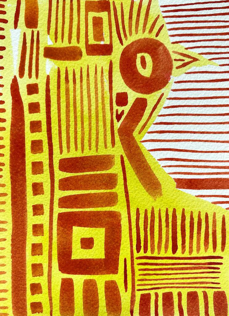 Abstract art by local Madison WI artist Sneha Mahajan