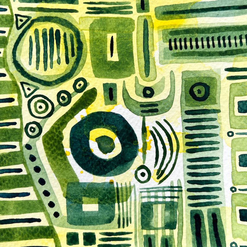 Abstract art by local Madison WI artist Sneha Mahajan