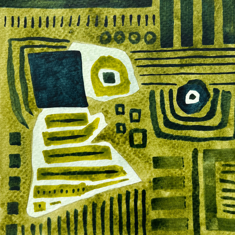 Abstract art by local Madison WI artist Sneha Mahajan