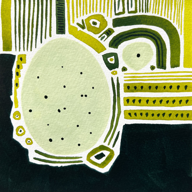 Abstract art by local Madison WI artist Sneha Mahajan