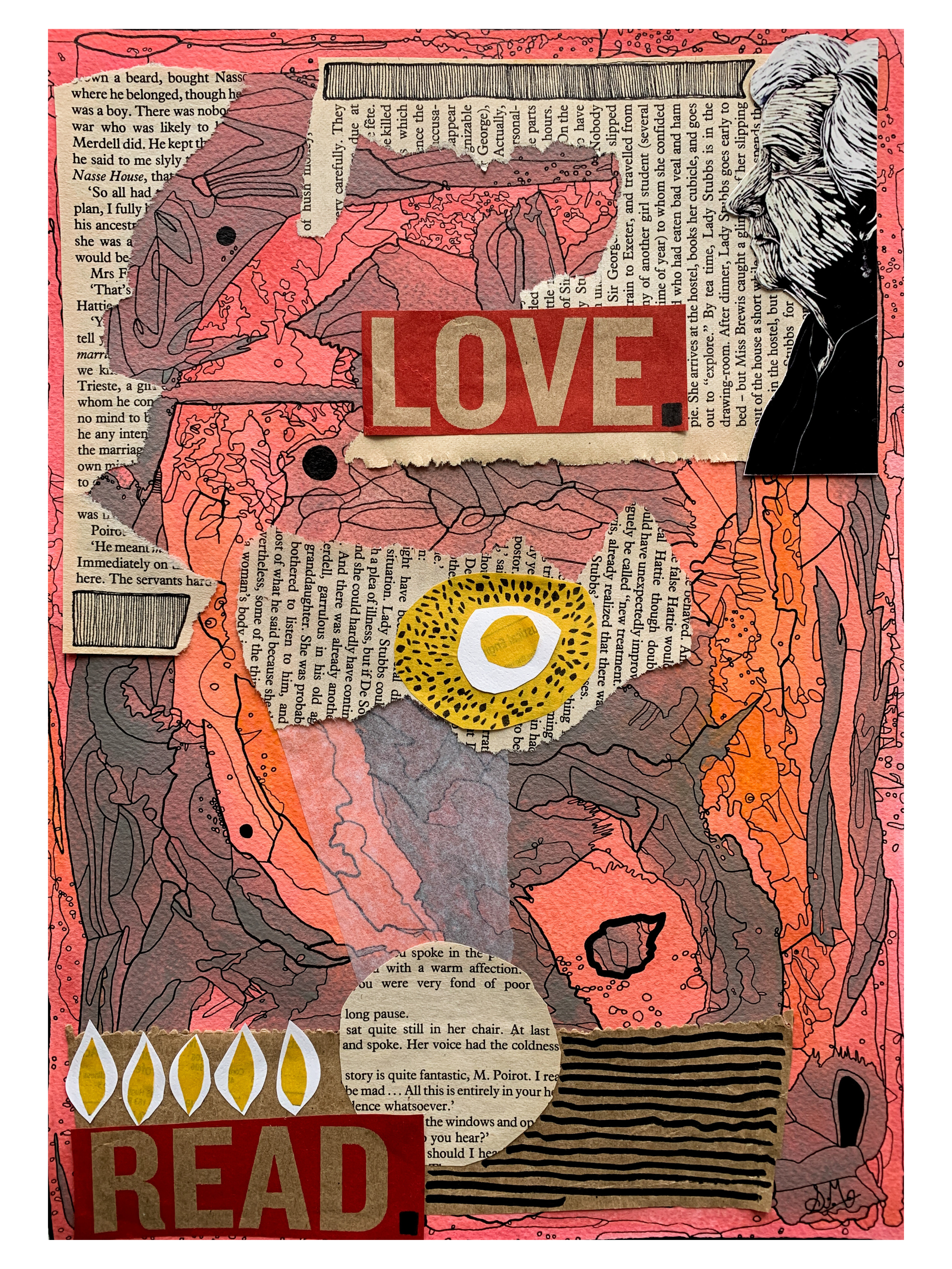 Collage by local Madison WI artist Sneha Mahajan